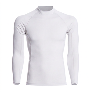 New Design Long Sleeve MMA Rash Guard Quick Dry <b>Compression</b> <b>Shirt</b> for <b>Men</b> Hot Sale Custom Plain Style MMA Fight Wear Rash Guard - Product Image 4