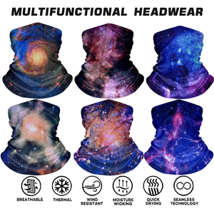 Starry Sky Series Tube Bandana Multifonctionnel <span class=keywords><strong>Équitation</strong></span> Coupe-Vent Bandeau Protection Solaire Cache-Cou - Product Image 3