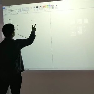 2m * 9m (370 pulgadas) de pantalla grande de alta precisión holograma publicidad interactiva <span class=keywords><strong>waal</strong></span> de proyección - Product Image 4