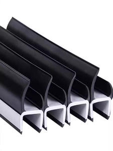 Bande d'étanchéité de <span class=keywords><strong>porte</strong></span> de compartiment de camion de type fourgon, épaisse et durable, en forme de H, à âme pleine, pour hayon de camion à benne basculante et camion frigorifique - Product Image 6