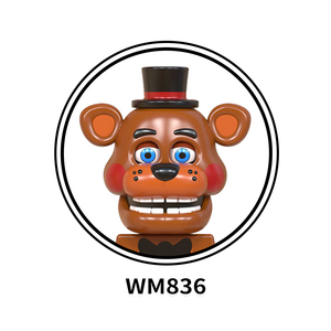 WM6074 FNAF Mini <span class=keywords><strong>Five</strong></span> Nights <span class=keywords><strong>at</strong></span> <span class=keywords><strong>Freddy</strong></span>'s Chica Bonnie Foxy Jeu d'horreur d'<span class=keywords><strong>anime</strong></span> Blocs de construction éducatifs Jouets cadeaux pour enfants - Product Image 5