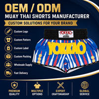 Shorts de boxe Muay Thai bleu roi pour hommes, personnalisés, professionnels, pour entraînement en salle, sparring, sublimation, fournisseur