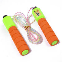 Corde à sauter portable de haute qualité avec logo personnalisé, poignée souple, pour la maison, vente chaude 2026