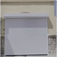 Porte à enroulement en alliage d'aluminium moderne, personnalisée, étanche, antirouille, électrique, automatique, télécommandée, insonorisée pour