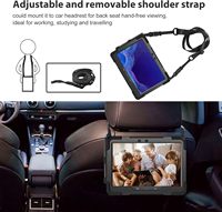 Sarung Kickstand berputar tugas berat kasar tahan guncangan untuk Galaxy Tab Active5 Pro 2025/Active4 Pro 2022/Active Pro 2019