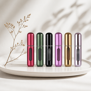 Fast Delivery Bulk Wholesale <b>5ml</b> 8ml Refillable Travel <b>Perfume</b> Spray <b>Bottle</b> Anodized Atomizer Case - Product Image 1