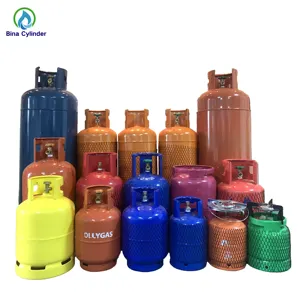 Bina高品质液化石油气气瓶便携式4千克5千克6千克7千克黄铜阀，标准气瓶价格BNLPGC5-249 HP295，钢12L