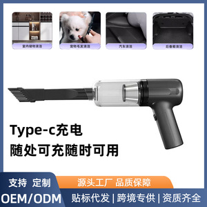 Handheld <b>Vacuum</b> Cleaner 0.2L Rechargeable <b>Portable</b> Brushless Motor For Home And Car Use - Product Image 4