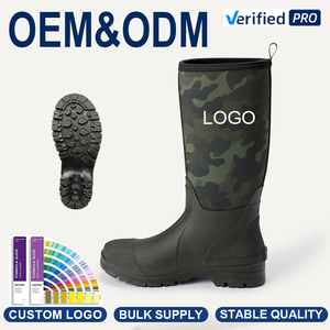 Bottes de pluie en <span class=keywords><strong>néoprène</strong></span> imperméables pour hommes, bottes de travail isolées pour la pêche, la chasse et les activités de plein air, antidérapantes, pour le <span class=keywords><strong>froid</strong></span> - Product Image 1