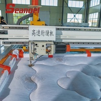 Machine à coudre CNC pour quilting et broderie, couvre-lit à aiguille unique