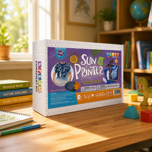 Produttore di kit didattici ODM/OEM BIG BANG SCIENCE, kit STEAM Sun Printer per l'insegnamento di chimica leggera e arte cianotipo nelle scuole - Product Image 1
