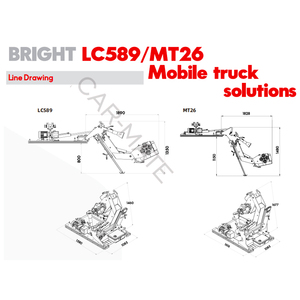 La solución de servicio móvil para camiones BRIGHT LC589/MT26 más vendida combina tiendas físicas y tiendas móviles - Product Image 2