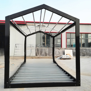 Structure en acier préfabriquée mobile et portable de 20 et 40 pieds, en kit, pliable, pour maisons conteneurs métalliques préfabriquées - Product Image 1