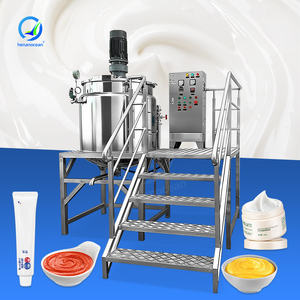 Machine de fabrication de shampoing OCEAN avec homogénéisateur et émulsifiant, ligne de mélange sous vide pour crème 100L 20L - Product Image 1