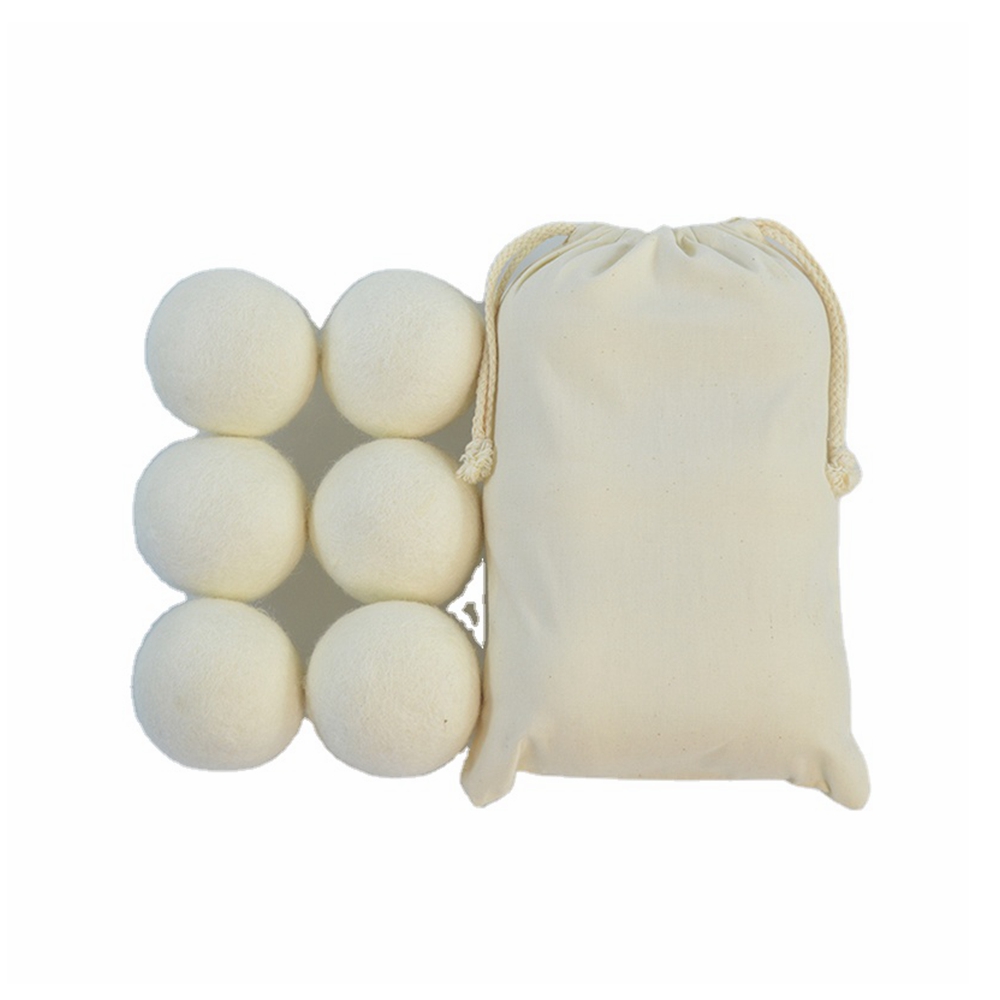 Высококачественные экологически чистые новые трендовые шарики для сушки из органической шерсти для стиральной машины, шарики из шерсти с индивидуальным логотипом
