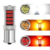 Ampoules LED 92SMD 1156 BA15S 1157 P21/5W BAY15D BAU15S PY21W T20 7440 W21W WY21W CanBus pour clignotants, feux de recul et feux arrière