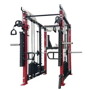 Power Cage Squat Rack With Weight Lifting Training Gym Multi Functional Smith Machine Gym Power Rack