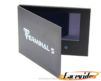Brochure vidéo publicitaire avec carte de visite magnétique, boîte cadeau LCD, technologie de pointe, prix bas, toute nouvelle