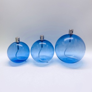 Le vendite intere blu lampada di vetro cherosene per la decorazione domestica decorano la lampada di notte - Product Image 2