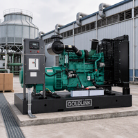 Groupe électrogène diesel Cummins 250 kVA à châssis ouvert, 200 kW, refroidi par eau, sans balais, certifié CE