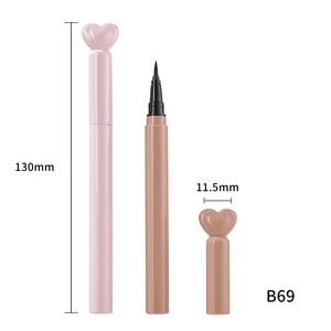 Waterproof Heart Shape Eyeliner Pen Packaging Private Label Cosmetic Empty Eyeliner Pencil Makeup Liquid Eyeliner Packaging