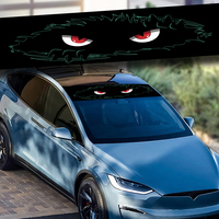 Autocollant de voiture personnalisé Micora 1 pièce anti-rayures pour test ou logo, autocollant de qualité supérieure pour pare-brise avant de voiture