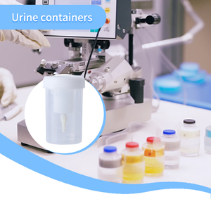 Gobelet de collecte d'urine stérile <span class=keywords><strong>jetable</strong></span> 30ml-120ml, récipient à échantillons de qualité médicale anti-fuite pour analyse d'urine en laboratoire hospitalier - Product Image 1