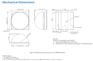 Lumileds L1HX-3080200000000 LUXEON HL2X <b>High</b> <b>Power</b> 2W Warm White Cool White 80CRI 3000K 4000K 5000K <b>LED</b> Lighting Chip - Product Image 6