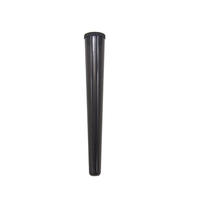 Vente en gros LOGO personnalisé King Size 110m Tube en plastique hermétique anti-odeur conteneur de stockage de cigarettes porte-rouleau de tube avec couvercle