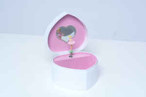 Mai luminoso personalizzato danza bianca pura Ballerina unicorno carillon MDF gioielli in legno carillon con cassetto per ragazze ragazzi regalo per bambini - Product Image 3