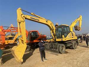 Excavadora de ruedas wd160 pw160 komatsu, excavadora Original usada, precio bajo - Product Image 5