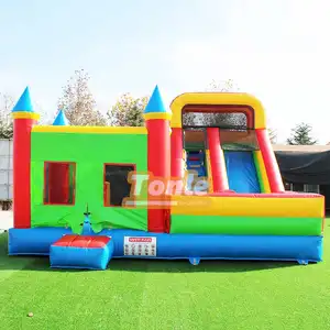 Hot Sale Commercial Kids Wet Dry Bouncer Bounce House Slide Combo Inflatable Bouncy Moonwalk Jumping Castle For Sale