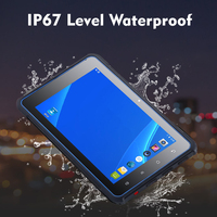 Tablette PC industrielle robuste 4G LTE professionnelle étanche IP67 Android 10 de 8 pouces, écran IPS, batterie 8000 mAh, 2 Go 16 Go, NFC, caméra frontale