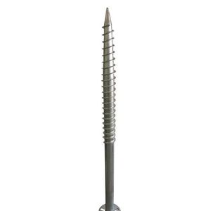 High Strength Solar Ground Screw Pile for <b>Foundation</b> Installation - Product Image 4