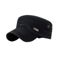 Nuevo Sombrero de Algodón Lavado para Hombre, Estilo Vintage, para Primavera y Otoño, con Protección Solar y Tela de Bambú, Efecto Desgastado