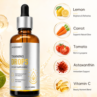 Compléments Alimentaires Liquides Oraux à la Saveur Citron, Formule Premium, Protection Solaire et Bronzage, pour l'Éclat du Teint, la Beauté et le Bien-être