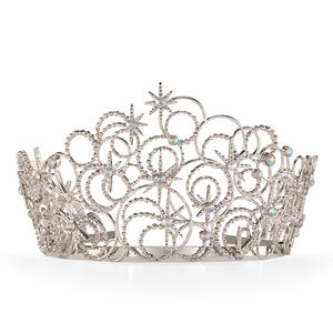 2025 Nueva Corona de burbujas Magic Bad Witch Crown Tiara Miss Pageant Aleación de alto grado joyería para el cabello tocado fabricante Venta Directa - Product Image 5