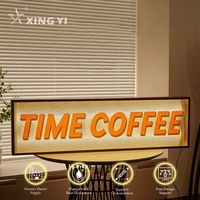 Boîte à lumière LED personnalisée multi-styles, étanche, avec lettres, pour montage mural ou sur pied, éclairage publicitaire