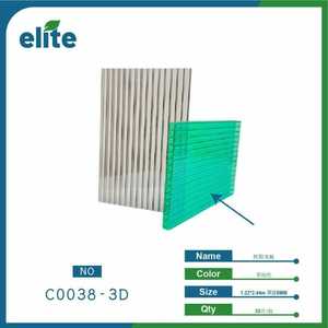 Pannello PC Elite Sunlight 6mm Verde Erba Trasparente 2,44M Skylight - Product Image 1