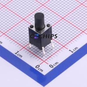 K2-6645DP-S4SW-04 Tactile Switch Through hole Component (THT)-4P,6x6mm Switch 2.5N Through Hole 6mm 6mm - Product Image 1