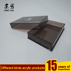 Modern Elegant Eco-Friendly Acrylic Square Jewelry Box Lid Super Clear Perspex Recyclable Display Rack for Keepsakes & Cosmetics - Product Image 4