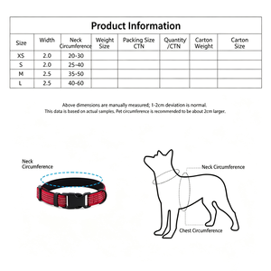 New Four Reflective Filament Pet <b>Collars</b> <b>Large</b> <b>Dog</b> Night Walking <b>Dog</b> Necklaces Shiba <b>Dog</b> <b>Collars</b> - Product Image 2