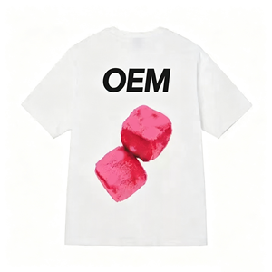 Camiseta estampada para hombre de alta calidad, 100% algodón puro, transpirable, con estampado de grafiti, logotipo OEM - Product Image 2
