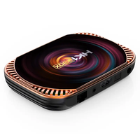 QUNSHI TECH - TV Box Inteligente de 1000 Mbps, 4 GB, 32 GB, 64 GB, 128 GB, Amlogic S905X4 HK1 Rbox X4, Android TV BOX, Android 11.0, Reproductor de TV Box