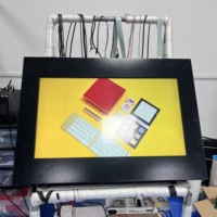 Panel LCD TFT IPS 2K 32 Inci untuk Toko Ritel, Terpasang di Dinding, Tahan Air untuk Luar Ruangan, Anti Silau, Layar Peredupan Otomatis, Pusat Perbelanjaan