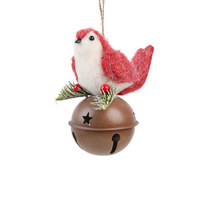 Décorations créatives de Noël pour créer une ambiance festive, pendentifs décoratifs en tissu tricoté de forme irrégulière pour arbre de Noël, en stock