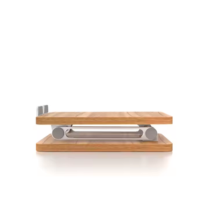 Ergonomic Folding Wooden Phone and <b>Tablet</b> <b>Stand</b> Adjustable Height <b>for</b> Laptop and Mobile Devices New Product - Product Image 2
