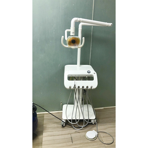 Peralatan gigi portabel operasi klinik seluler turbin Unit keranjang dengan kompresor udara - Product Image 4