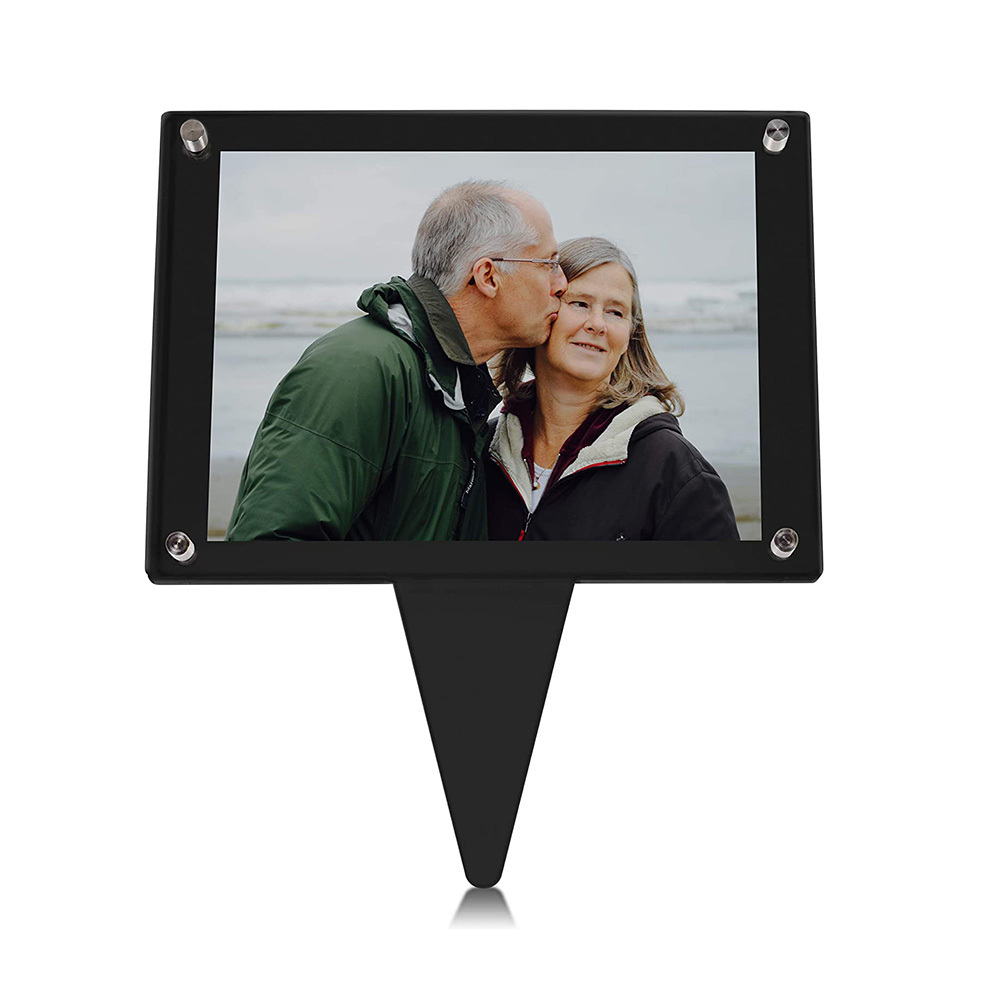 Wasserdichter Bilderrahmen Für Grab – 12,7 X 17,8 Cm, Acryl, Für Außenbereich, 2 Stück