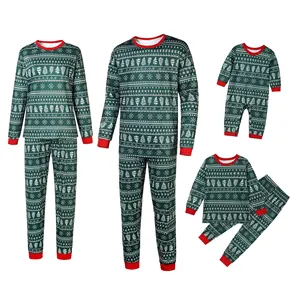 Conjunto de pijama de Navidad informal para el hogar de alta calidad, ropa de dormir para niños pequeños, Pjs de alce de Navidad